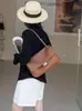 Bolso de Hombro de Cuero Genuino para Mujer Modelo Nuevo 2026, Piel de Vaca de Primera Capa, Venta Directa del Fabricante, Sensación de Gama Alta, Bolso Grande Transversal para Axila Transfronterizo, Bolso Cruzado