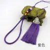 Pingente de cabeça de cordão de contas de jade imitação, borla boca de peixe, pingente borla nó chinês, pendente para pendurar, acessórios de joalheria DIY
