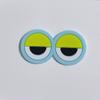 Desenho animado PVC olhos grandes diy acessórios epóxi capa de celular buraco sapatos flor de sapato geladeira copo de água adesivo material acessórios