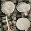 Tejido de bambú productos de bambú tamiz de bambú té casero tamiz de bambú perforado cesto para aventar bambú decoración pintura hecha a mano cesta de bambú para secado plano