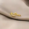Clip para la Nariz en Forma de U Transfronterizo DIY Clip para la Nariz Europeo y Americano Sin Perforaciones Electrochapado de Cobre Oro Real de 18K Joyería Ajustable Venta Directa del Fabricante