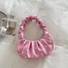 Bolsa de Poá Moda Nicho para Mulheres 2026 Verão Novo Estilo Simples e Estilosa Bolsa Nuvem Bolinho Grande Capacidade Bolsa de Ombro