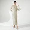 Vestido de Alta Gama Vestido de Moda Miyake Venta Caliente Nuevo Cintura Francesa Alta Elástico Plisado Elegante Falda Larga