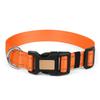 Nuevo collar para mascotas transfronterizo anti-rotura reflectante anti-pérdida collar para perro ajustable con letras correa para mascotas