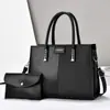Bolsas de venda quente transfronteiriças bolsas femininas moda retalhos conjunto de duas peças bolsa combinada bolsa de ombro única bolsa transversal bolsa de mão para o trabalho