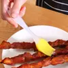 Brocha de Aceite para Panqueques de Cocina, Pequeña Brocha Comestible para Hornear, Brocha de Aceite de Silicona Doméstica Resistente a Altas Temperaturas que No Suelta Pelusa para Asar