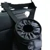 Bolsa de Basura para Coche, Creativa Montada en Coche, Ecológica, Lavable a Mano, Bolsa Colgante de Almacenamiento en Respaldo de Asiento, Un Paquete, Negro