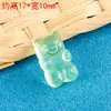Accesorios para joyería diy papelería al por mayor funda para teléfono accesorios para el cabello tarjeta para el cabello accesorios para refrigerador oso transparente