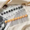 Venta Directa de Fábrica Sujetadores para Etiquetas de Talla, Sujetadores Redondos de Plástico Dos en Uno, Marcadores de Talla para Ropa, Botones de Presión de Talla Ajustable