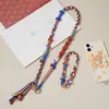 Cordón para Teléfono Móvil Estilo Tíbet Original Tejido a Mano para Colgar en el Cuello Cadena para Teléfono Móvil Estilo Étnico Larga Estilo Nacional Tendencia Cuerda para Teléfono Móvil