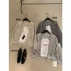 Suéter casual estilo coreano de principios de otoño ULOUR/U con bordado de poni, a rayas, imitación de dos piezas, cuello redondo, tejido de punto de manga larga 96066