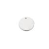Comercio exterior superventas espejo titanio acero 15/20/25mm redondo etiqueta para mascotas accesorios de joyería DIY grabado grosor 2mm