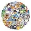 50-400 Pegatinas de Animales de Dibujos Animados para Fundas de Teléfono, Maletas, Cuadernos, Papelería Infantil, Pegatinas para Agendas
