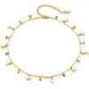 Amazon Transfronterizo Nuevo Estilo Bohemio Collar de Luna Sol Estrella Dorada Joyería de Moda Collar Regalo para Mujer