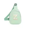 2026 Nuevas Bolsas Infantiles de Comercio Exterior Estilo Coreano Moda Letra Bolsa de Pecho para Niños y Niñas Casual Color Sólido Bolso Cruzado para Bebé