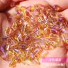 Joias de Manicure Mistas 100 Peças Diamantes de Forma Especial Aurora Phantom Cheio de Diamantes Tempestade de Nova York Manicure Preto Brilhante Fundo de Diamantes