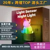 Luz Noturna RGB Gy158 Plug-In Criativa Fofa Unicórnio Vinil Quarto Infantil Mesa de Cabeceira Luz Sensor de Controle