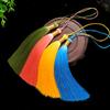 Colgante de Borla de 12 cm para Ropa Tradicional China, Qipao, Hanfu, Abanico, Manualidades DIY, Decoración Colgante para Coche, Accesorios de Borla