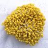 Cuentas Redondas de Vidrio Iridiscente Esmerilado, Cuentas de Polvo de Vidrio con Centros de Flor, Fabricante de Accesorios para Manualidades de Flores Artificiales