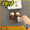 Sandalias cómodas de estilo caricatura para mujer, colección otoño/invierno 2026, con suela gruesa, a la moda, antideslizantes y adecuadas para usar al aire libre, con un diseño retro tipo Birkenstock