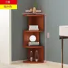 Estantería Simple de Pie, Estante de Almacenamiento Triangular Creativo de Múltiples Niveles para Uso en el Hogar en Sala de Estar, Dormitorio, Estudio, Librero de Esquina