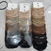 Accesorios para el Cabello Color Té con Leche Estilo Coreano Banda de Goma Básica 10 Diademas Empaquetadas en Tarjeta Banda de Goma de Combinación de Alta Elasticidad