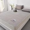 Nuevo Set de Tres Piezas de Sábanas Ajustables de Verano de Seda de Hielo y Látex Plegable para Estudiante de Dormitorio Individual Lavable a Máquina