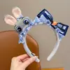 Diadema de Fiesta de Desempeño de Oficial de Policía Conejo de Zootopia, Pasador de Cabello de Orejas de Conejo para Actuación, Tocado para Fotos de Parque de Atracciones para Mujeres