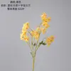 Flor de Orquídea Gema Cruzada Mes de Sera Estilo INS Fabricante de Flores Artificiales Decoración del Hogar Venta al por Mayor Flor Falsa Boda Transfronteriza