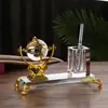 Porta-canetas de ornamentos de alta qualidade 2023 novo escritório ornamentos simples decorações de sala de estar em casa presentes chineses