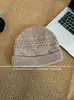 Gorro de Punto Elegante 100% Lana para Mujer, Cálido y Versátil para Otoño e Invierno, Gorro de Punto que Hace que la Cara Parezca Más Pequeña, Gorro Holgado