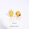 Color Fuerte que Conserva Arena Dorada Accesorios DIY Cornucopia Estrella de Ocho Puntas Palabra de Bendición Calabaza Agujero Pasante Pulsera Collar Cuentas Espaciadoras para Mujeres