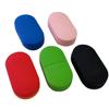 Pastillero de silicona Caja de almacenamiento para clasificación de medicamentos Pastillero portátil color caramelo Pastillero de silicona Pastillero de 6 compartimentos