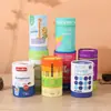 Suministro Directo de Fábrica de Varios Tamaños de Latas de Papel, Latas de Papel Kraft Personalizadas para Alimentos, Té y Cosméticos, Latas de Empaque Selladas Cilíndricas