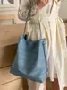 Bolso de Lona Estilo Nuevo 2026 para Mujer, Estilo Perezoso, Versátil, Bolso Tote de Gran Capacidad, Bolso de Hombro Simple para el Viaje Diario