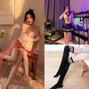 Marea Nacional Bordado Antiguo Ropa Interior Sexy Perspectiva Pasión Tentación Cama Hanfu Sin Quitarse Faja Traje de Pijama