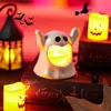 Decoraciones de Halloween Linterna de Calabaza Pequeños Regalos para Niños Velas Luminosas Adornos DIY Atrezzo para Escena de Ambiente
