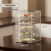 Cubierta Grande para Comida de Tapa Abierta, Cubierta Transparente a Prueba de Polvo para Comida, Estante de Almacenamiento de Comida de Cocina Multicapa para el Hogar, Cubierta para Comida Sobrante, Cubierta Aislante para Comida