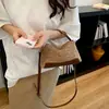 Bolso de Paja Tejida Verano Bolso Tejido para Mujer Playa 2026 Nuevo Estilo Bolso de Mano Bolso Tote Pequeño Bolso Cruzado de Moda para Viajar