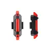 Lanterna Traseira de Bicicleta COB de Alto Brilho Carregamento USB Vermelho Azul Piscante Múltiplos Modos À Prova d'Água Luz de Advertência para Ciclismo Noturno