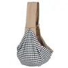 Nueva bolsa bandolera para paseo de perros transfronterizo, bolsa cruzada para mascotas, poliéster transpirable, gran capacidad, bolsa para perros, bolsa para gatos