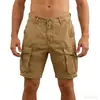 Comercio Exterior Transfronterizo 2026 Nuevo Estilo Pantalones Cortos de Trabajo para Hombre Modernos Frescos Ligeros para Exteriores Funcionales Holgados Casuales