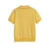 Aliexpress Exportação Transfronteiriça Roupas Europeias e Americanas 2025 Primavera Novo Casual Tops Camisas Polo Tricotadas de Manga Curta