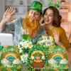 Wf084 St. Bolsa de TNT para Fiesta del Día de San Patricio Bolsa Promocional para Regalo Paquete Decorativo de Trébol de Cuatro Hojas Bolsillo