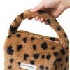 C Bolsa Cosmética Portátil de Pelúcia Leopardo Quente Transfronteiriça Bolsa de Armazenamento para Cuidados com a Pele de Viagem Bolsa de Armazenamento de Cosméticos de Viagem