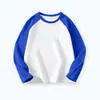 Camiseta Básica de Manga Larga con Cuello Redondo, Estilo Casual Juvenil, Holgada, Talla Grande, para Primavera y Otoño, Top, Venta al por Mayor Transfronteriza