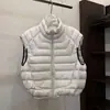 Chaleco Ligero de Canalé con Cuello Alto para Mujer Moda Otoño/Invierno 2026 Casual Adelgazante Cálido Chaleco Superior de Abrigo de Plumas
