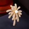 Estilo coreano Moda fogos de artifício broche criativo personalidade simples casaco de terno cheongsam acessórios elegante zircão corsage elegante