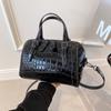 2022 Nuevo Bolso de Hombro para Mujer de Gran Capacidad con Patrón de Cocodrilo, Moderno, Simple, Casual, Combinable, Bolso Cruzado