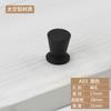 Manija de un solo agujero de aluminio espacial moderna minimalista para cajón, manija de cabeza redonda, plateada, negra, para puerta de armario, zapatero, mueble, manija pequeña